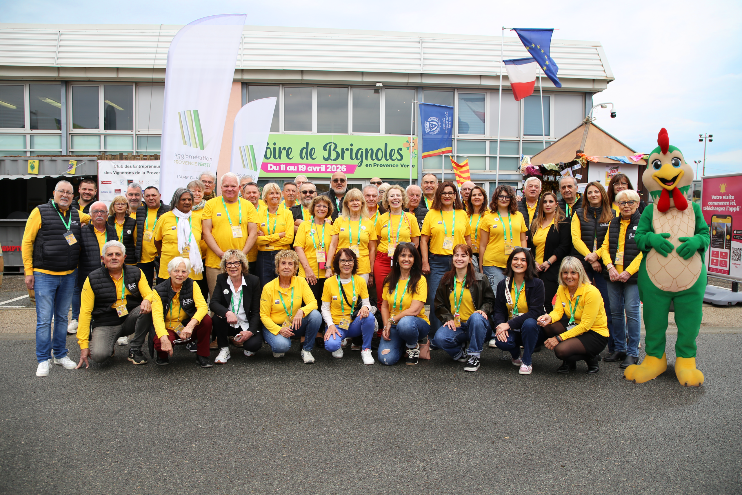 L'équipe de bénévoles de la Foire de Brignoles